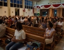 Momento de oração na Paróquia Santuario Nossa Senhora do Rosario de Fátima Serra-ES