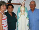 Nossa Senhora Estrela da Manhã visita a  casa  de Sr. Nelson Moreira e sra. Edna Muniz - Bairro de Fátima -E.S