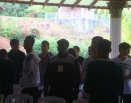RETIRO DE JOVENS NA CMR, COM O TEMA: TU É MEU FILHO, EU HOJE TE GEREI.