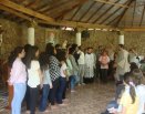 RETIRO DE JOVENS NA CMR, COM O TEMA: TU É MEU FILHO, EU HOJE TE GEREI.