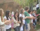 RETIRO DE JOVENS NA CMR, COM O TEMA: TU É MEU FILHO, EU HOJE TE GEREI.