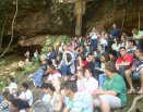 RETIRO DE JOVENS NA CMR, COM O TEMA: TU É MEU FILHO, EU HOJE TE GEREI.