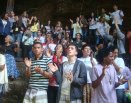 RETIRO DE JOVENS NA CMR, COM O TEMA: TU É MEU FILHO, EU HOJE TE GEREI.