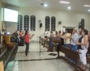 Issacar em Grupo de Oração na Igreja de Santa Luzia, Ibes