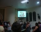 Issacar em Grupo de Oração na Igreja de Santa Luzia, Ibes