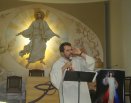 Issacar em Grupo de Oração na Igreja de Santa Luzia, Ibes