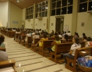 Momento de louvor, pregação, cura e libertação na Paróquia N. S. do R. de fátima, serra, E.S.