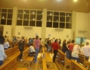 Presença do Issacar na  Paróquia N. S. do R. de Fátima, Serra, 18/12/13